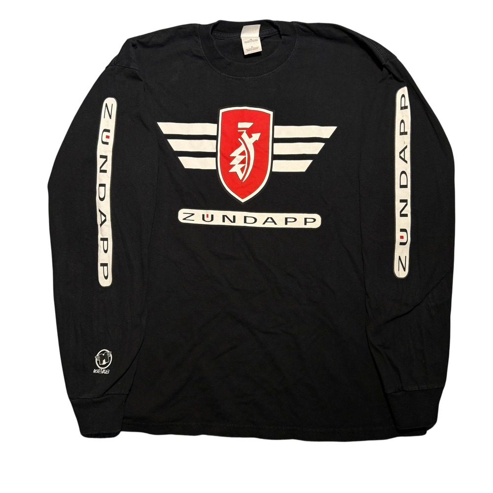 Vintage Zundapp Motorcycle Long Sleeve T-Shirt Black XL
